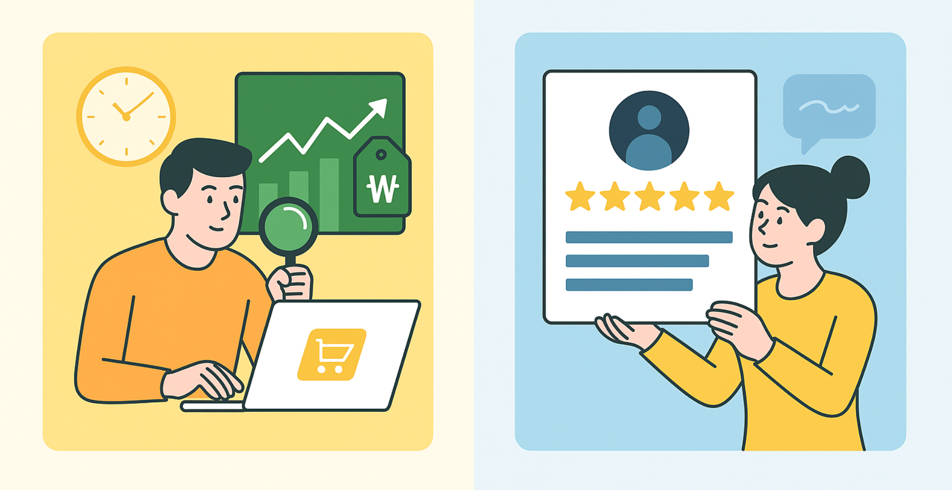 엑셀 붙여넣기 그만!  쇼핑몰 가격+리뷰 자동으로 수집·분석하세요 🚀